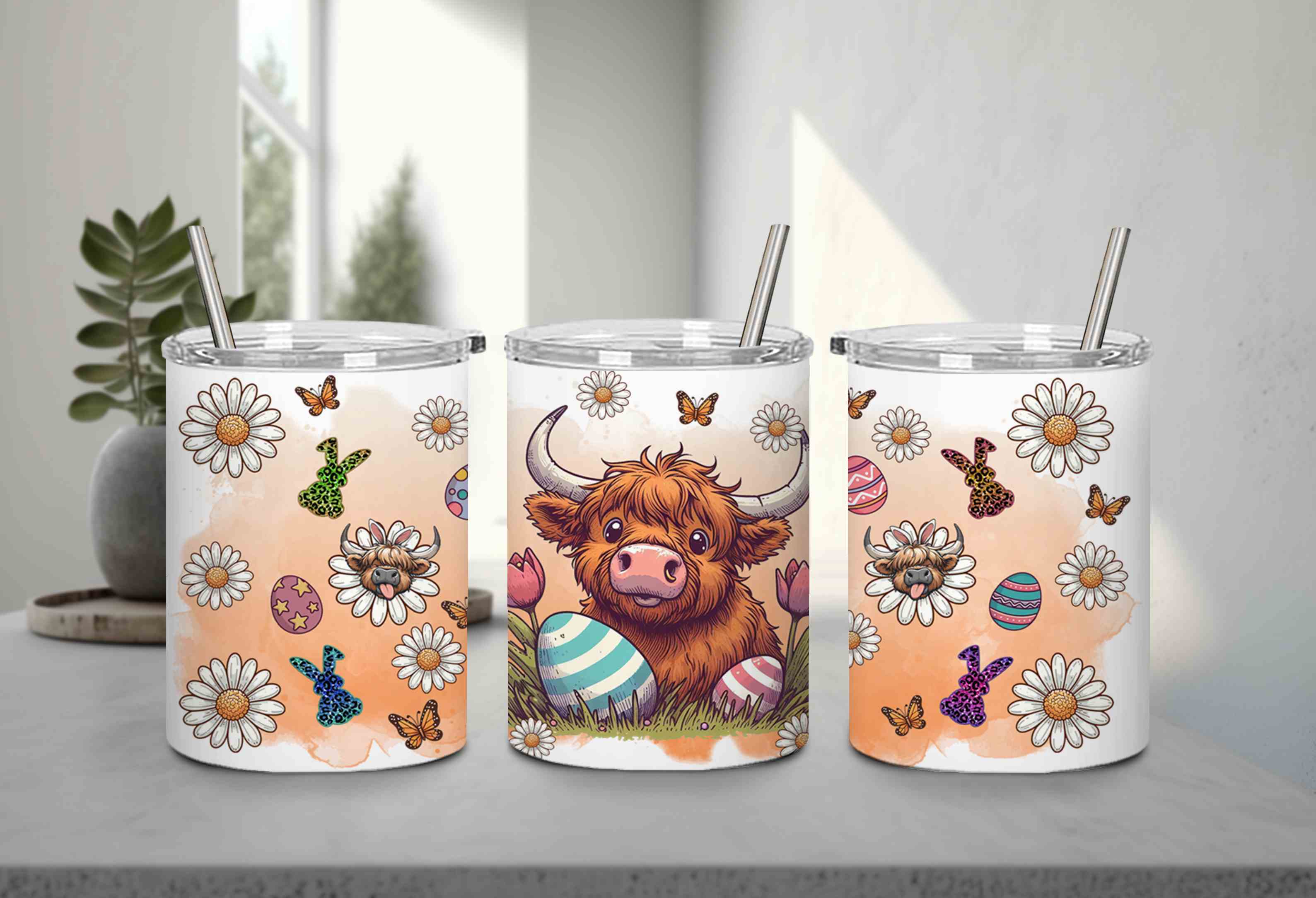 Highland Cow Easter-10380